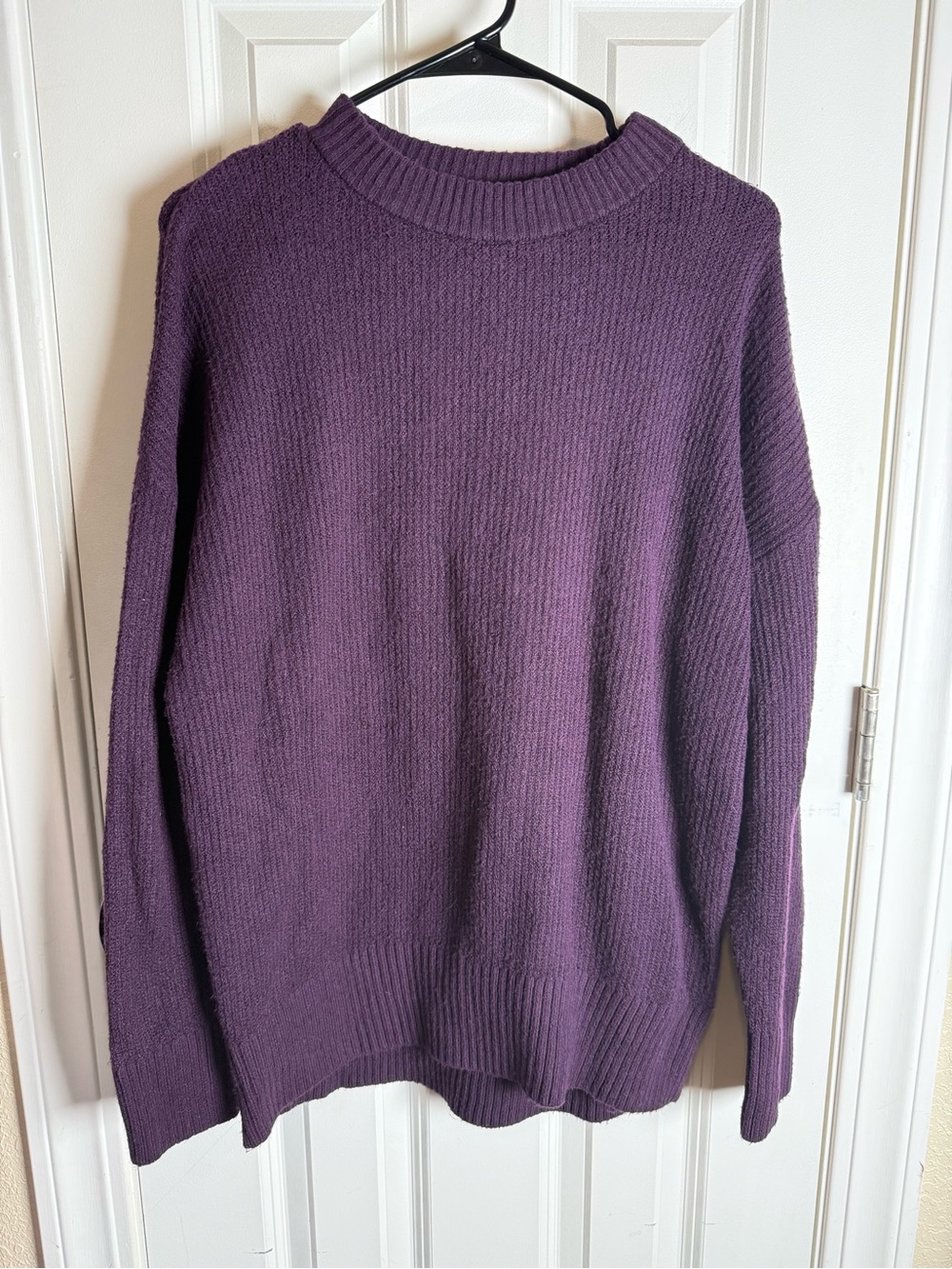 Old Navy Deep Plum Crewneck Sweater